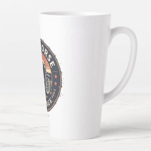  Iron Horse Garage Latte Mug (Right)