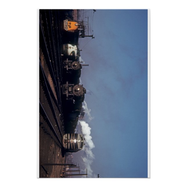 Iron Horses at Ivy City, Washington, D.C. Poster (Front)