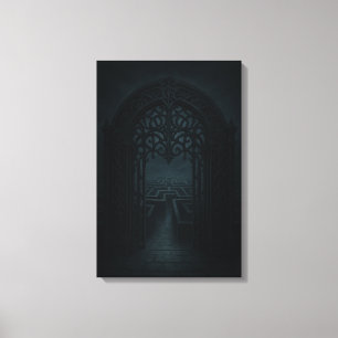Iron Labyrinth Gate Canvas Print