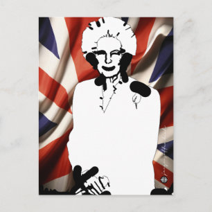 Iron Lady - Margaret Thatcher Postcard