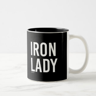 Iron Lady -   Training Fitness -.png Two-Tone Coffee Mug