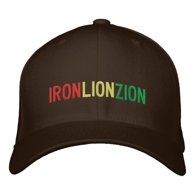 IRON LION ZION (hat) Embroidered Hat (Front)