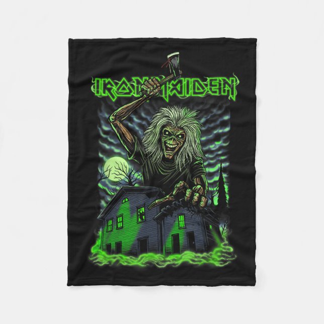Iron Maiden - Eddie Halloween  Fleece Blanket (Front)