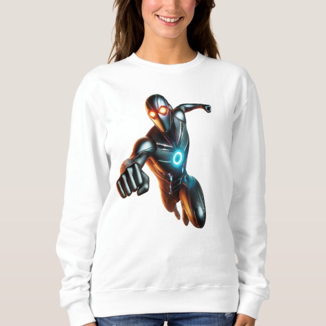 Iron Man Arc Reactor Suit – Marvel Superhero   Sweatshirt (Front)