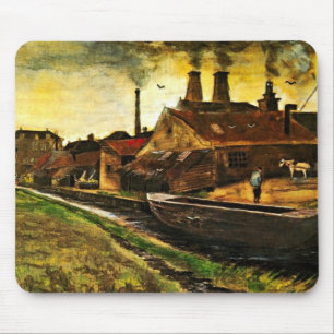 Iron Mill in The Hague by Vincent van Gogh Mouse Mat