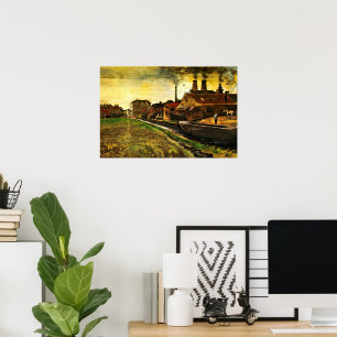 Iron Mill in The Hague by Vincent van Gogh Poster