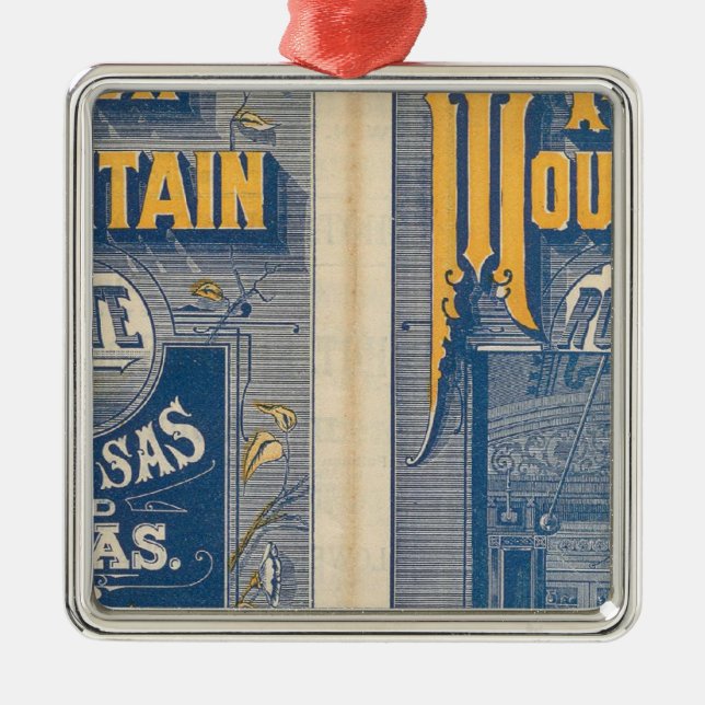 Iron Mountain Route Metal Tree Decoration (Front)