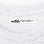 Iron On Labels for Clothes Steam Train Railroad<br><div class="desc">Iron On Labels with Trains - great for kids who love trains,  train fans,  railway modellers and anyone.  - - With the train image,  it's instantly recognisable even if they can't read the name.</div>