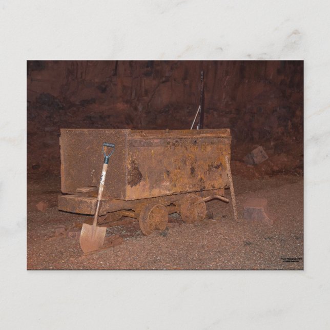 Iron Ore Car, post card (Front)