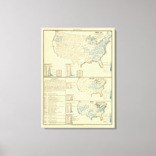 Iron ore mining regions canvas print