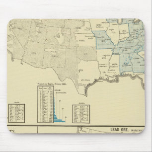 Iron ore mining regions mouse mat