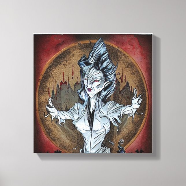 Iron Phantom Canvas Print (Front)