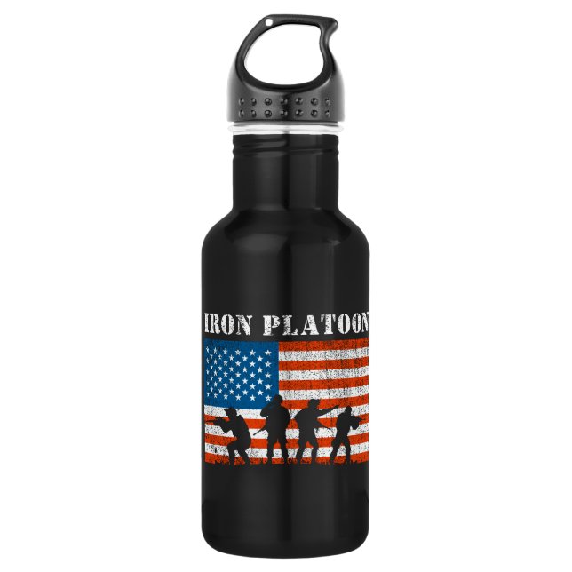 Iron Platoon  532 Ml Water Bottle (Front)