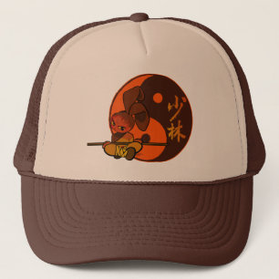 iron shaolin bunny fury trucker hat