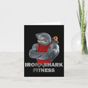 Iron Shark Fitness Gym Bodybuilding Kraft Training Card