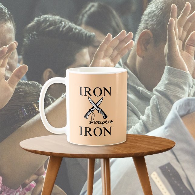 Iron sharpens Iron Knife Christian Coffee Mug (Creator Uploaded)