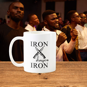 Iron sharpens Iron Knife Christian Coffee Mug