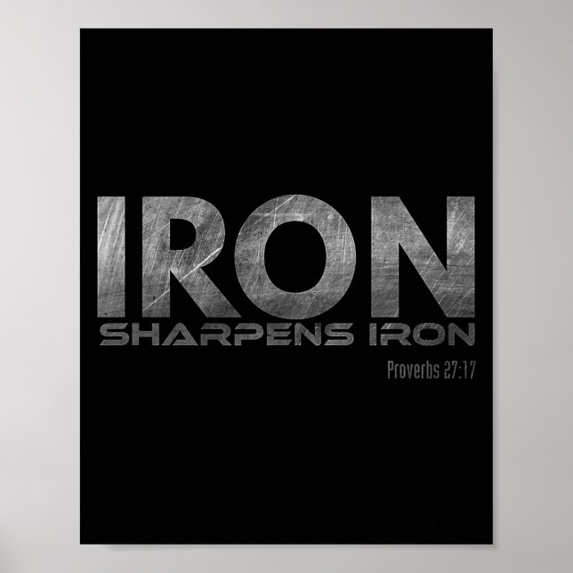 Iron Sharpens Iron  Poster (Front)