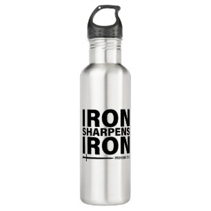 Iron Sharpens Iron - Proverbs 27:17 710 Ml Water Bottle