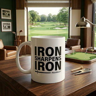 Iron Sharpens Iron - Proverbs 27:17 Coffee Mug