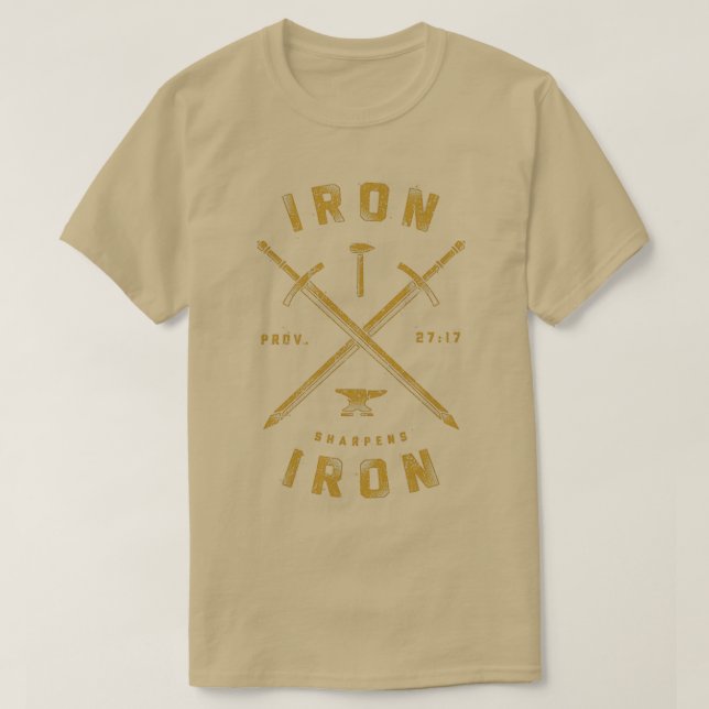 Iron Sharpens Iron T-Shirt (Design Front)