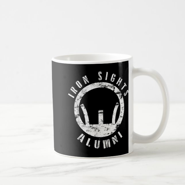 Iron Sights Alumni Boot Camp Shooting Marksmanship Coffee Mug (Right)