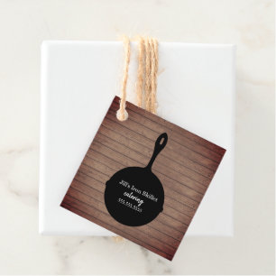 Iron Skillet Catering Food Business Favour Tags