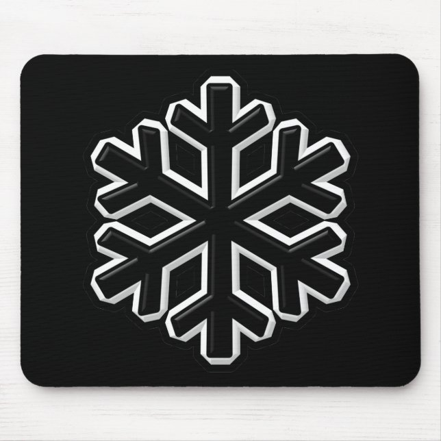 Iron Snowflake Mouse Mat (Front)