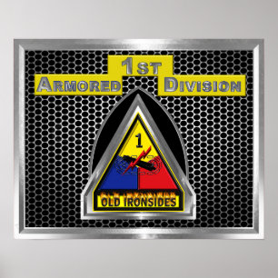 “Iron Soldiers” 1st Armored Division Poster