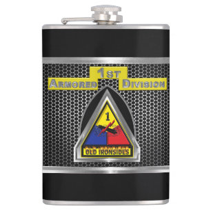 “Iron Soldiers” 1st Armoured Division Hip Flask