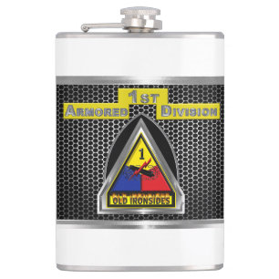 “Iron Soldiers” 1st Armoured Division Hip Flask