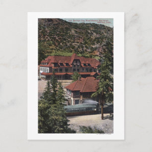Iron Springs Cog Road Station & Hotel Postcard