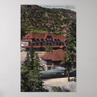 Iron Springs Cog Road Station & Hotel Poster
