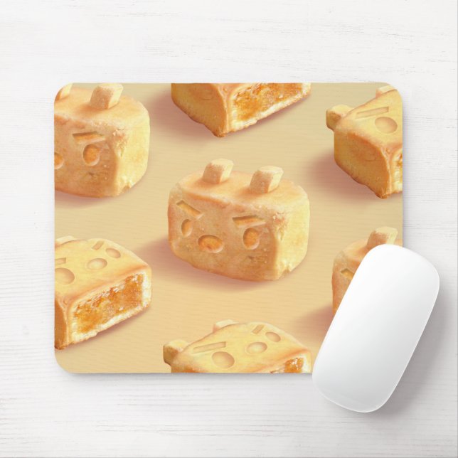 Iron T: Taiwanese Pineapple Cake Pattern Mouse Mat (With Mouse)