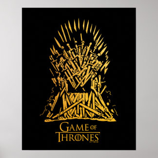 Iron Throne Icon Poster