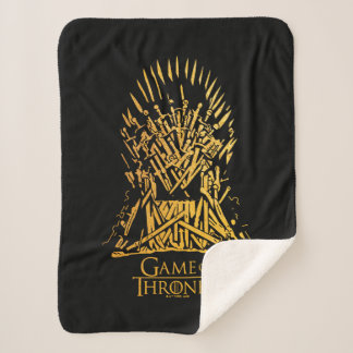 Iron Throne Icon Sherpa Blanket