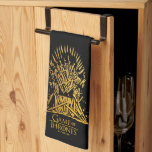 Iron Throne Icon Tea Towel<br><div class="desc">Game of Thrones | Icon of the Iron Throne,  comprised of the many melted swords of Aegon Targaryen's enemies.</div>