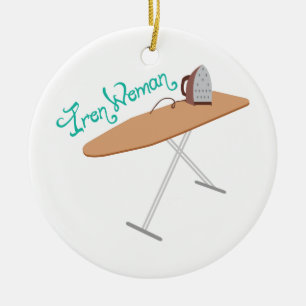 Iron Wemon Ceramic Tree Decoration