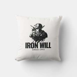 Iron Will Soldier 1993 Emblem Cushion