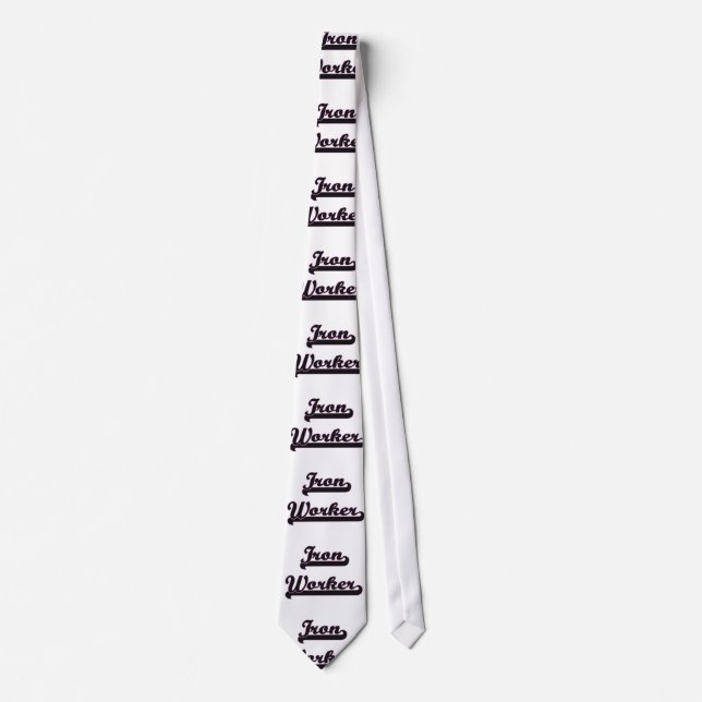 Iron Worker Classic Job Design Tie (Front)