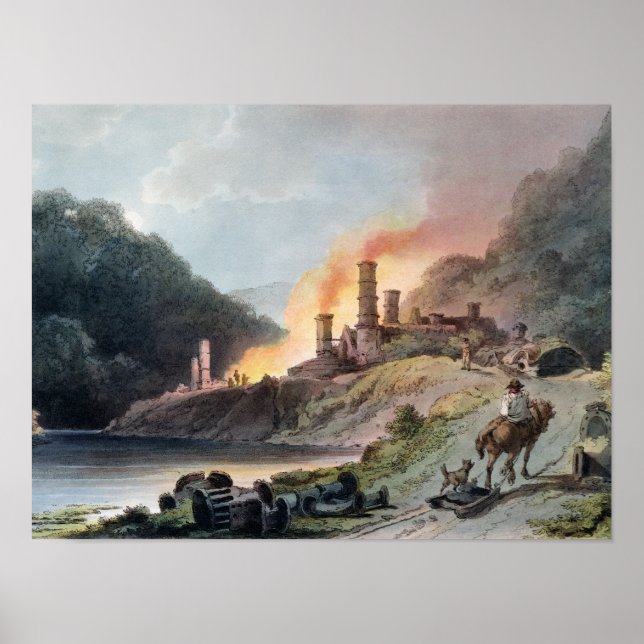 Iron Works, Coalbrookdale Poster (Front)