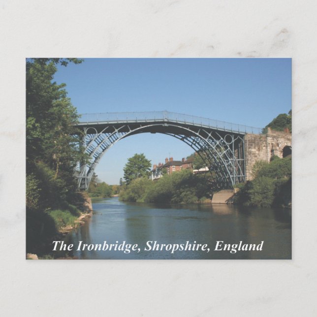 Ironbridge Shropshire Postcard (Front)
