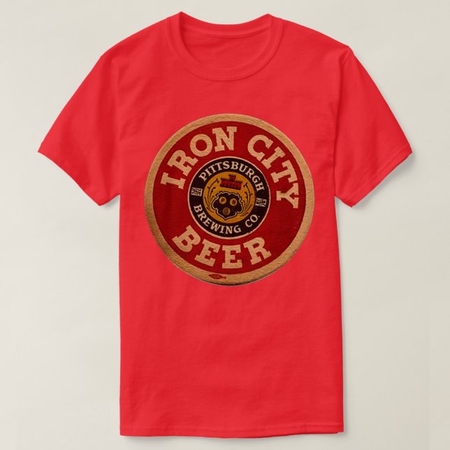 IronCityBeerPittsburghBrewingCo T T-Shirt (Design Front)