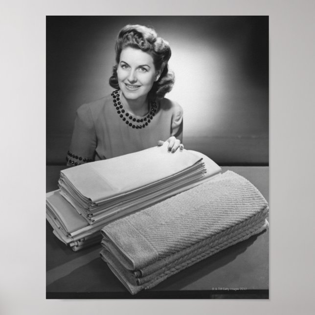 Ironed Linen and Towels Poster (Front)