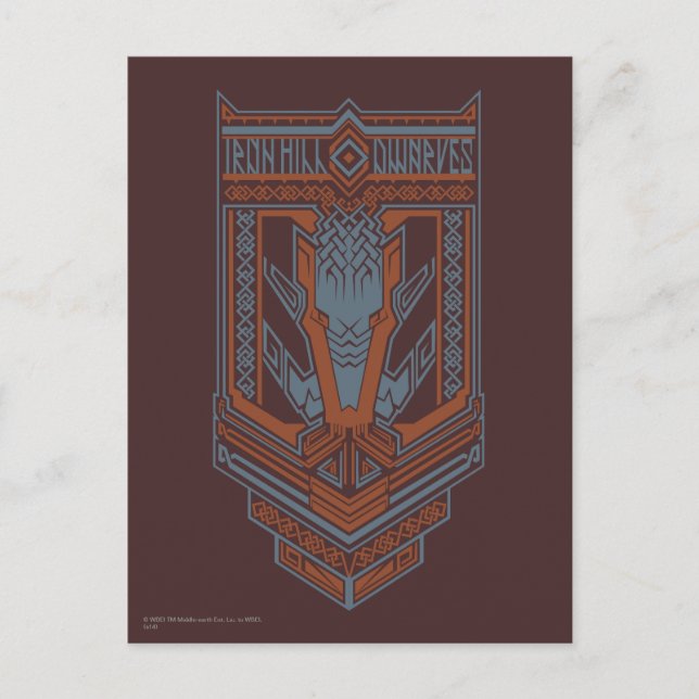 Ironhill Dwarves Shield Icon Postcard (Front)