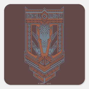 Ironhill Dwarves Shield Icon Square Sticker