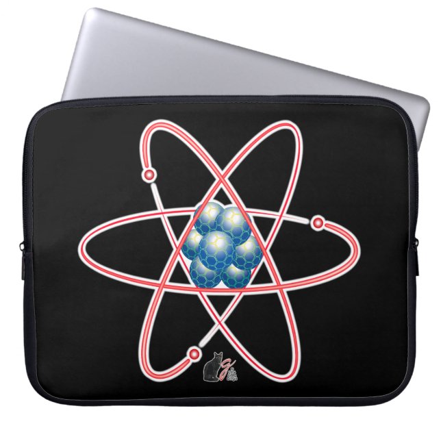 Ironic Atomic Laptop Sleeve (Front)