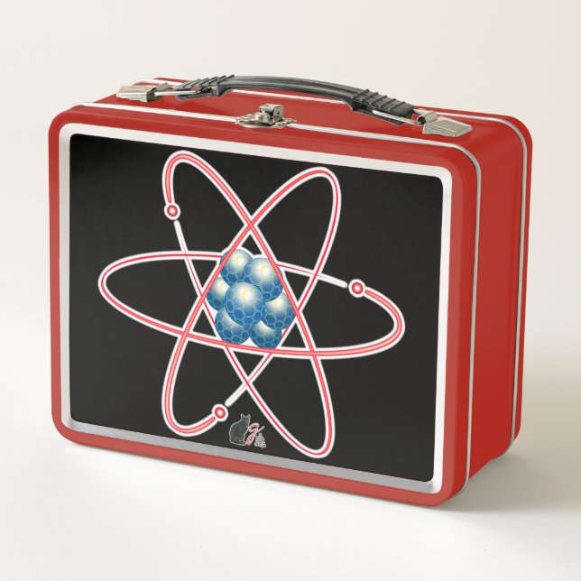 Ironic Atomic Metal Lunch Box (Front)