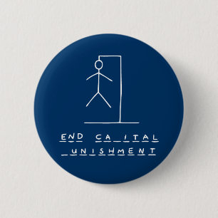 Ironic Hangman 6 Cm Round Badge