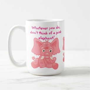 Ironic Process Pink Elephant Coffee Mug